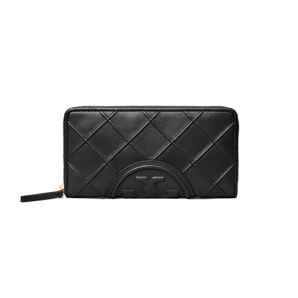 NWT Tory Burch Fleming Soft Zip Continental Wallet